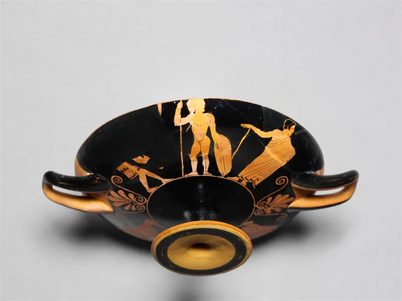Terracotta Kylix (Drinking Cup) Met 