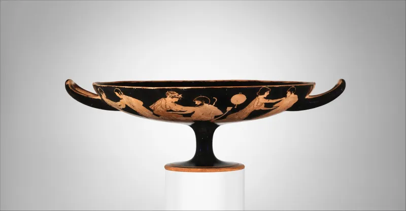 Terracotta Kylix (Drinking Cup) Met 