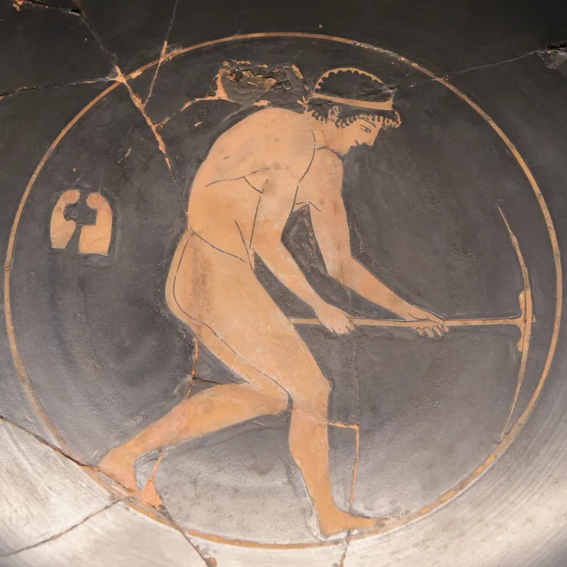 Young Athlete With Pick Nationalmuseet 