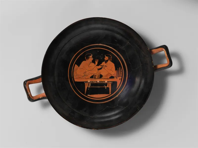 Terracotta Stemless Kylix (Drinking Cup) Met 