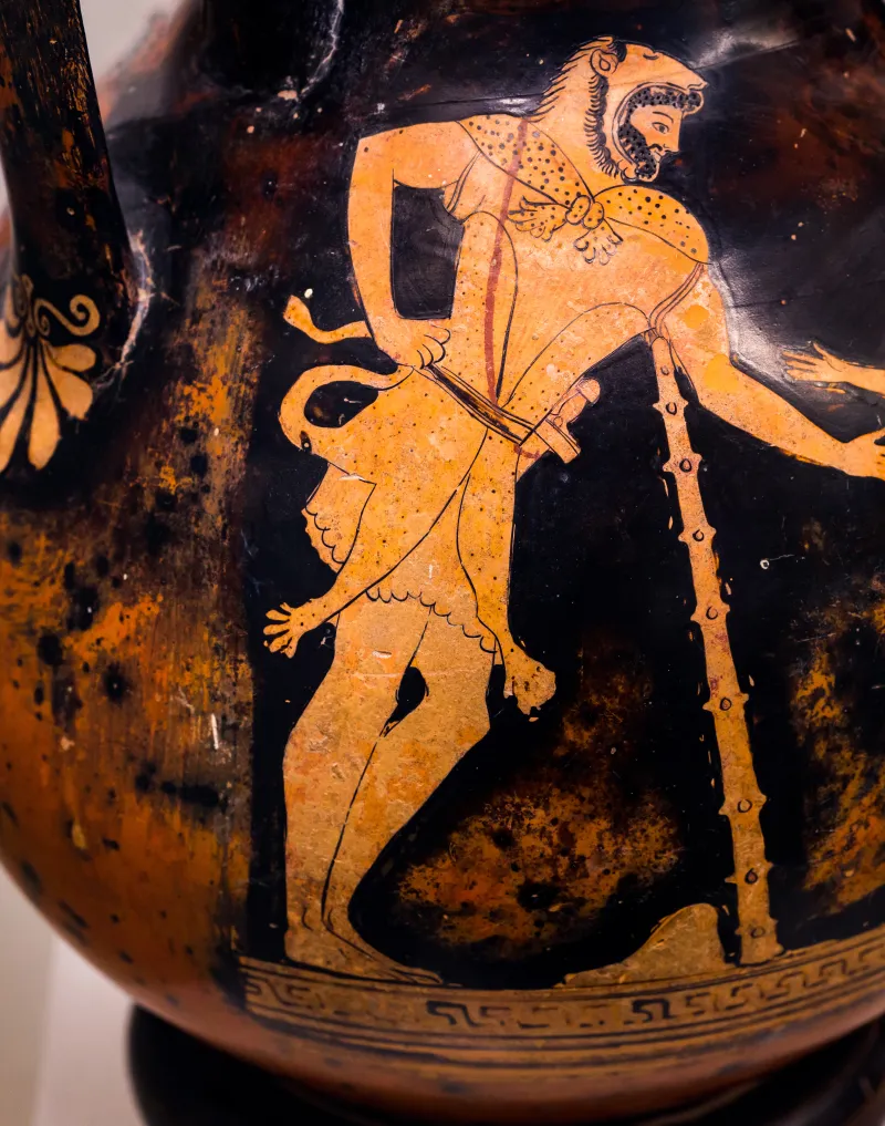 Matsch Painter - Arv 284 1 - Herakles And Geras - Dionysos And Maenad - Roma Mnevg 48238 - 