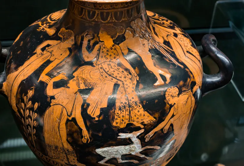 Comparable To The Meidias Painter - Arv 1321 6Extra - Aphrodite And Eros With Three Women And Deer - München As - 