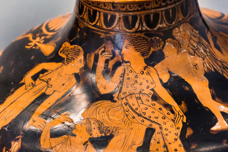 Comparable To The Meidias Painter - Arv 1321 6Extra - Aphrodite And Eros With Three Women And Deer - München As - 