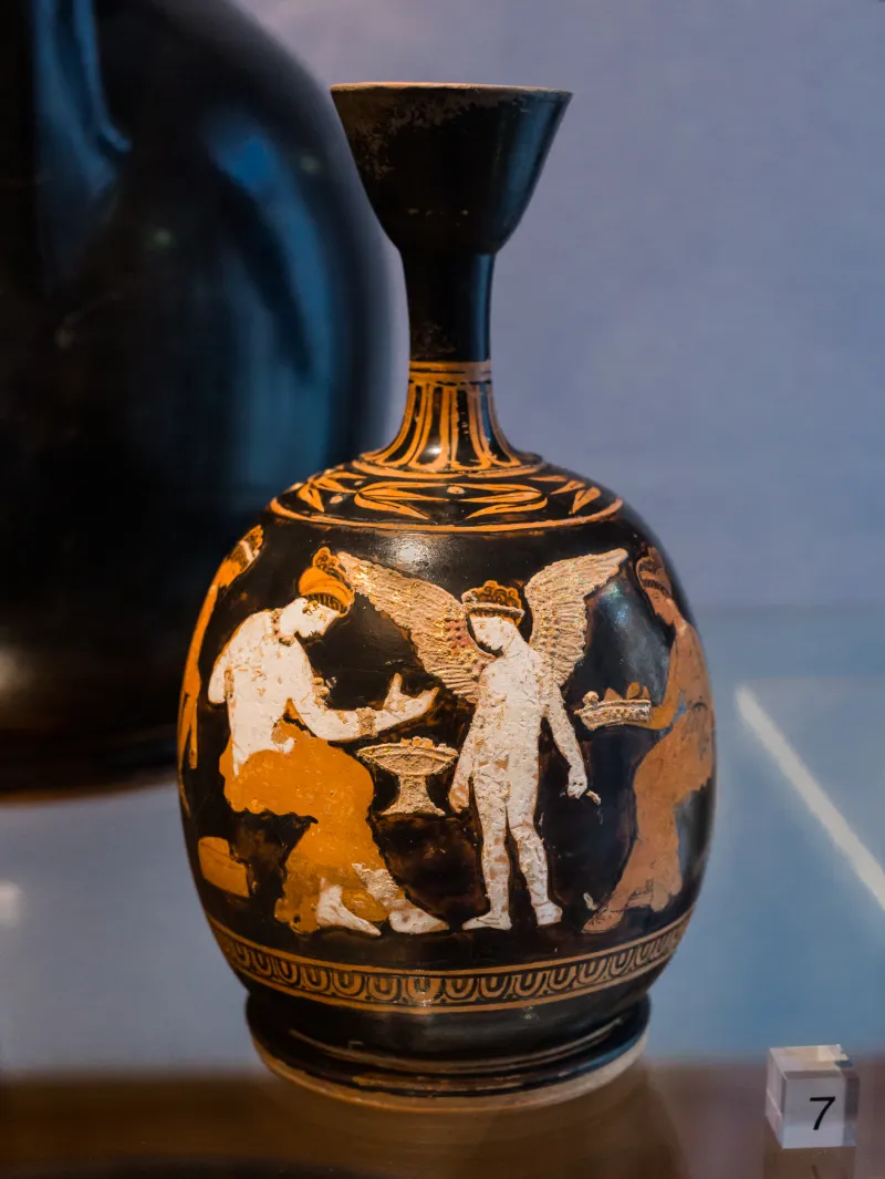 Group Of The Meidias Painter Arv 1325 56Extra Aphrodite And Eros With Woman And 
