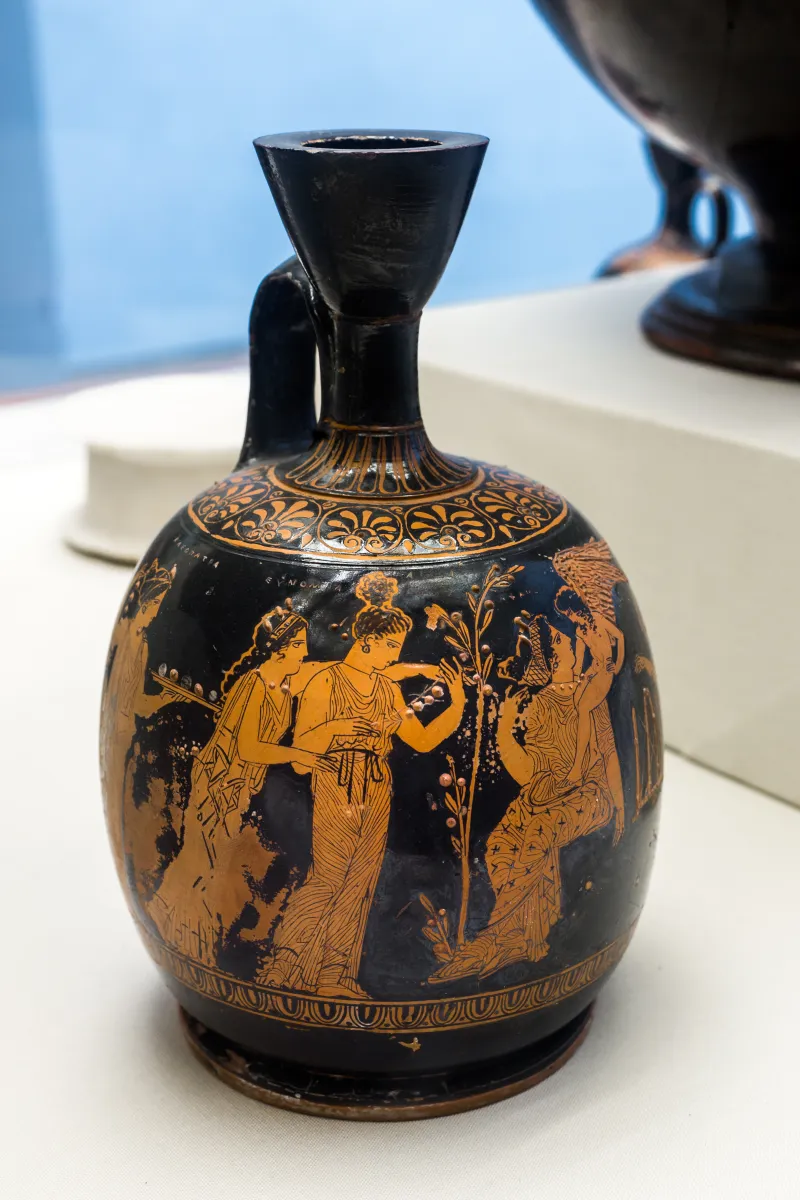 Manner Of The Meidias Painter Arv 1324 45 Aphrodite And Eros With Female Allegories 