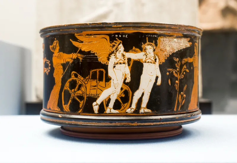 Manner Of The Meidias Painter Arv 1328 92 Dionysos With Maenads - Aphrodite With Erotes And 