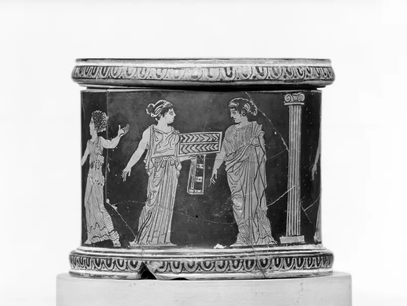 Terracotta Pyxis (Box) Met 