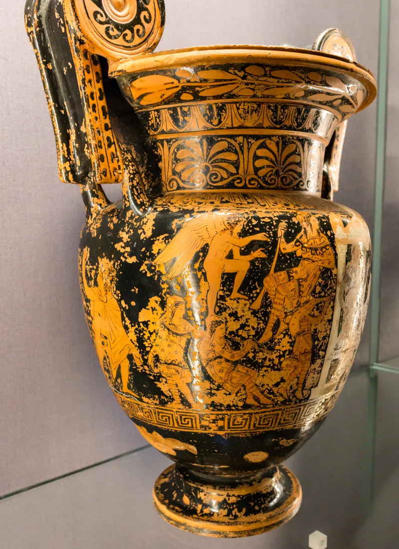 Meleager Painter - Arv 1408 1 - Dance Before Oriental King - Meleager And Atalante - Wien Khm As Iv 158 - 