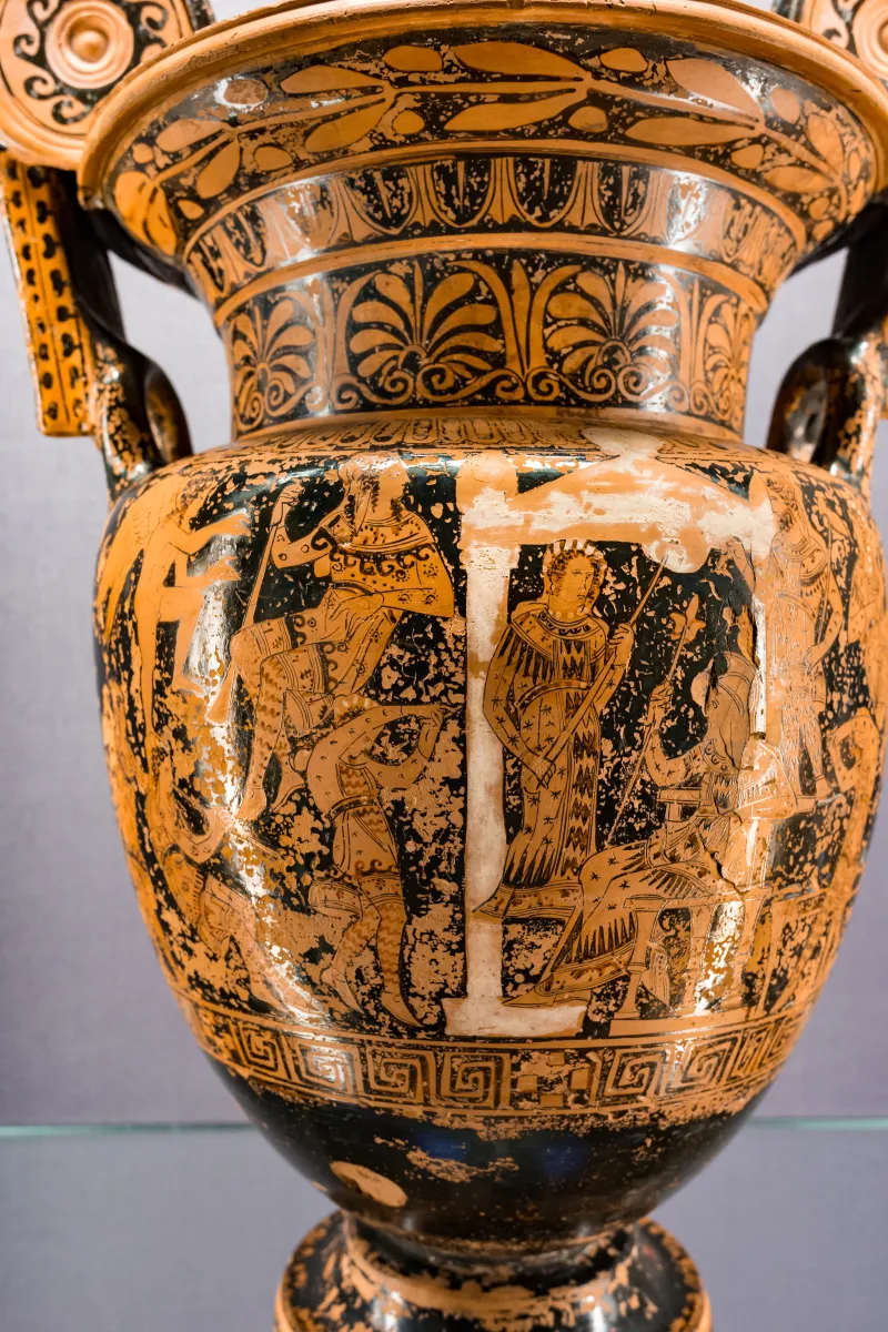 Meleager Painter - Arv 1408 1 - Dance Before Oriental King - Meleager And Atalante - Wien Khm As Iv 158 - 