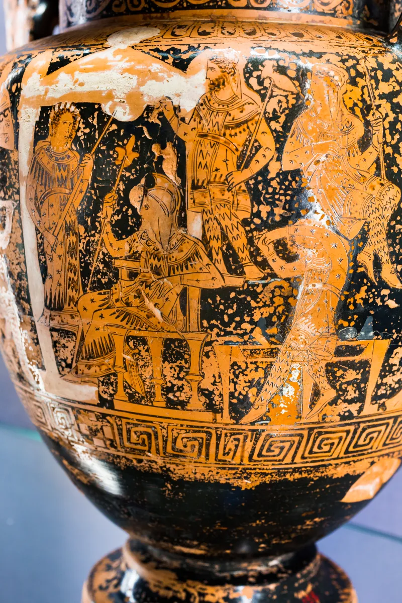 Meleager Painter - Arv 1408 1 - Dance Before Oriental King - Meleager And Atalante - Wien Khm As Iv 158 - 