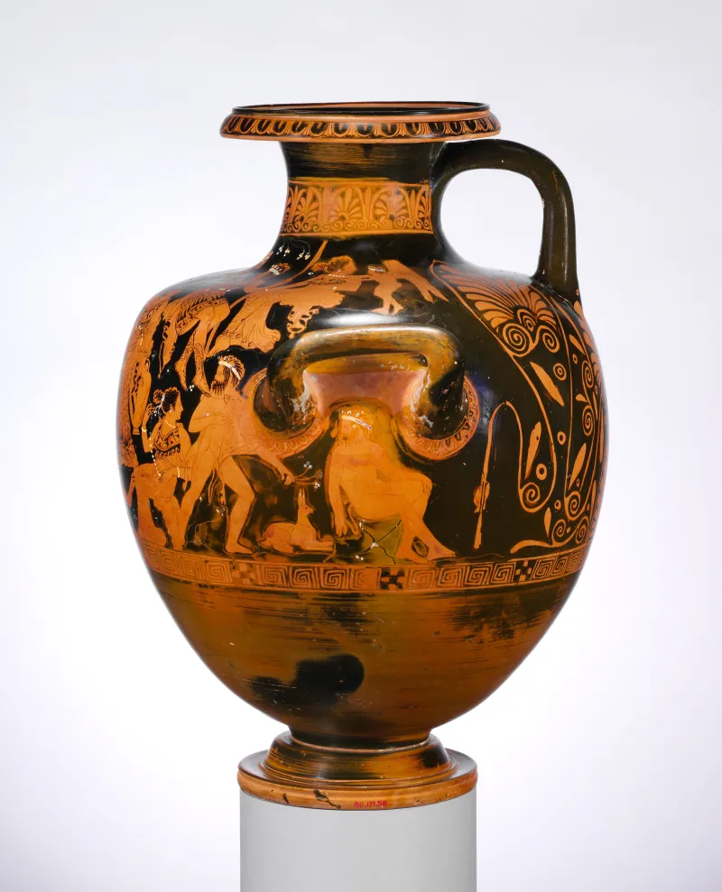 Terracotta Hydria- Kalpis (Water Jar) Met 