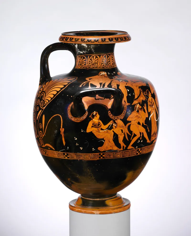 Terracotta Hydria- Kalpis (Water Jar) Met 