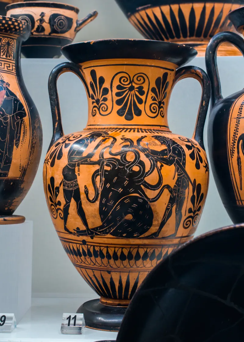Michigan Painter - Abv 344 11Bis - Herakles And The Hydra - Hermes And Goddesses - Roma Mnevg - 