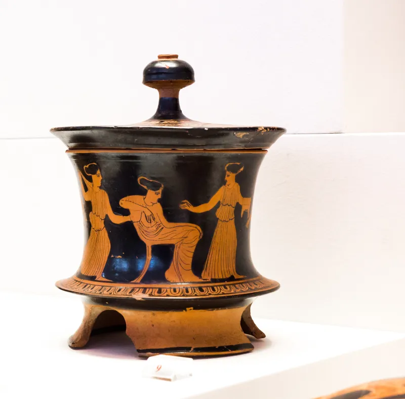 Manner Of The Montlaures Painter - Arv 1296 Extra - Women At Home And Erotes - Athens Nam 2384 - 