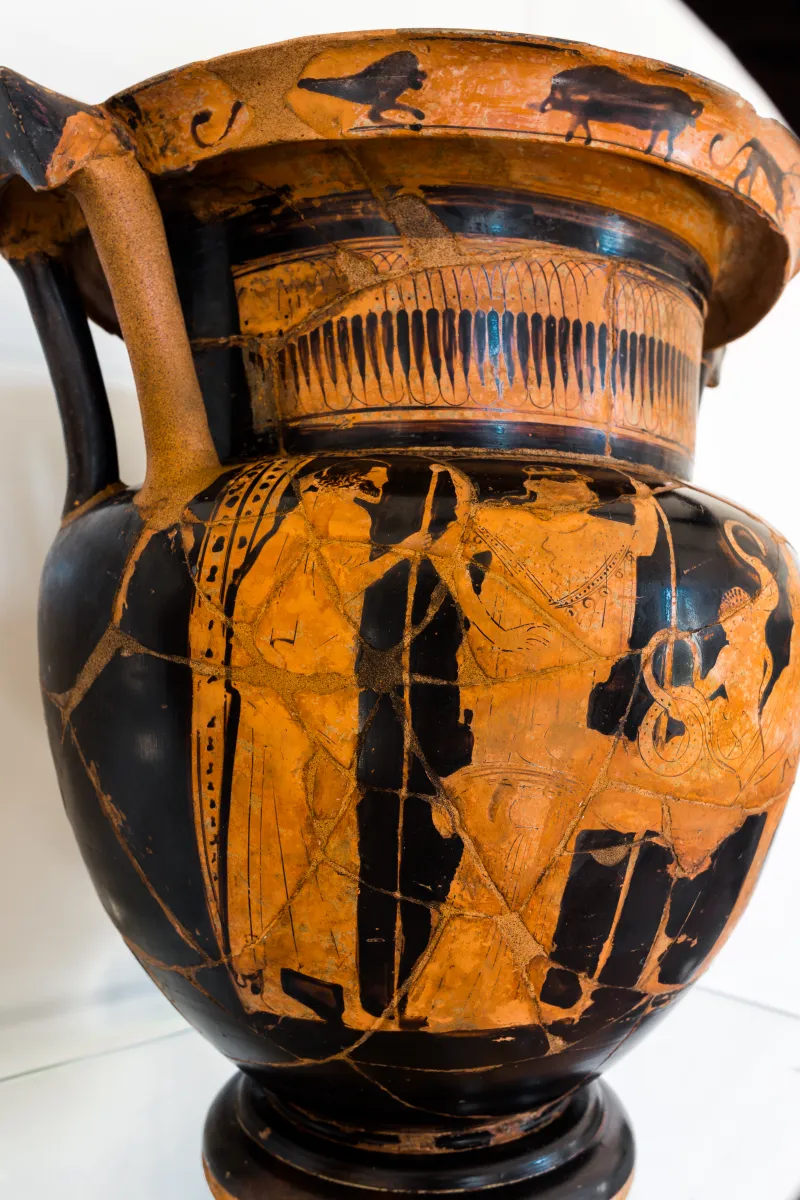 Near The Mykonos Painter Arv 516 Infant Herakles Killing The Snakes 