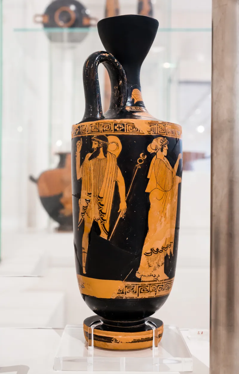 Mys - Arv 663 - Apollon And Hermes Between Artemis And Leto - Athens Nam 
