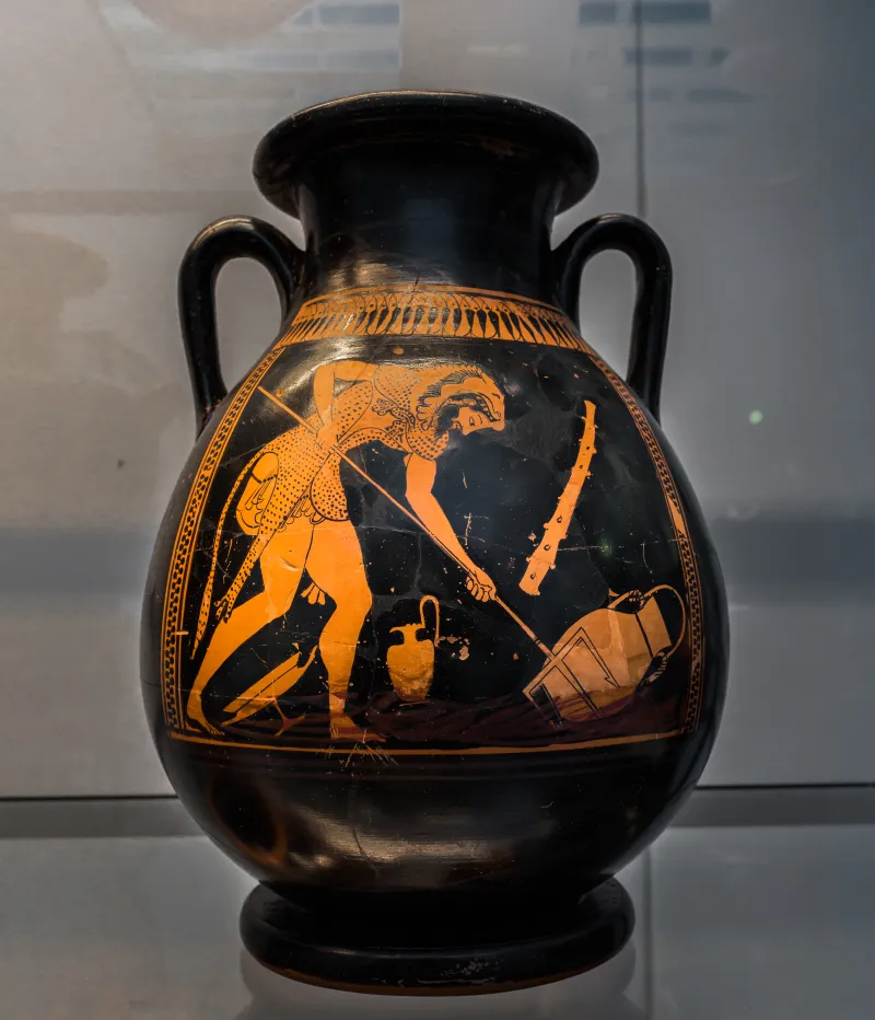 Myson Arv 239 14Bis Herakles Destroying The Household Of Nereus 