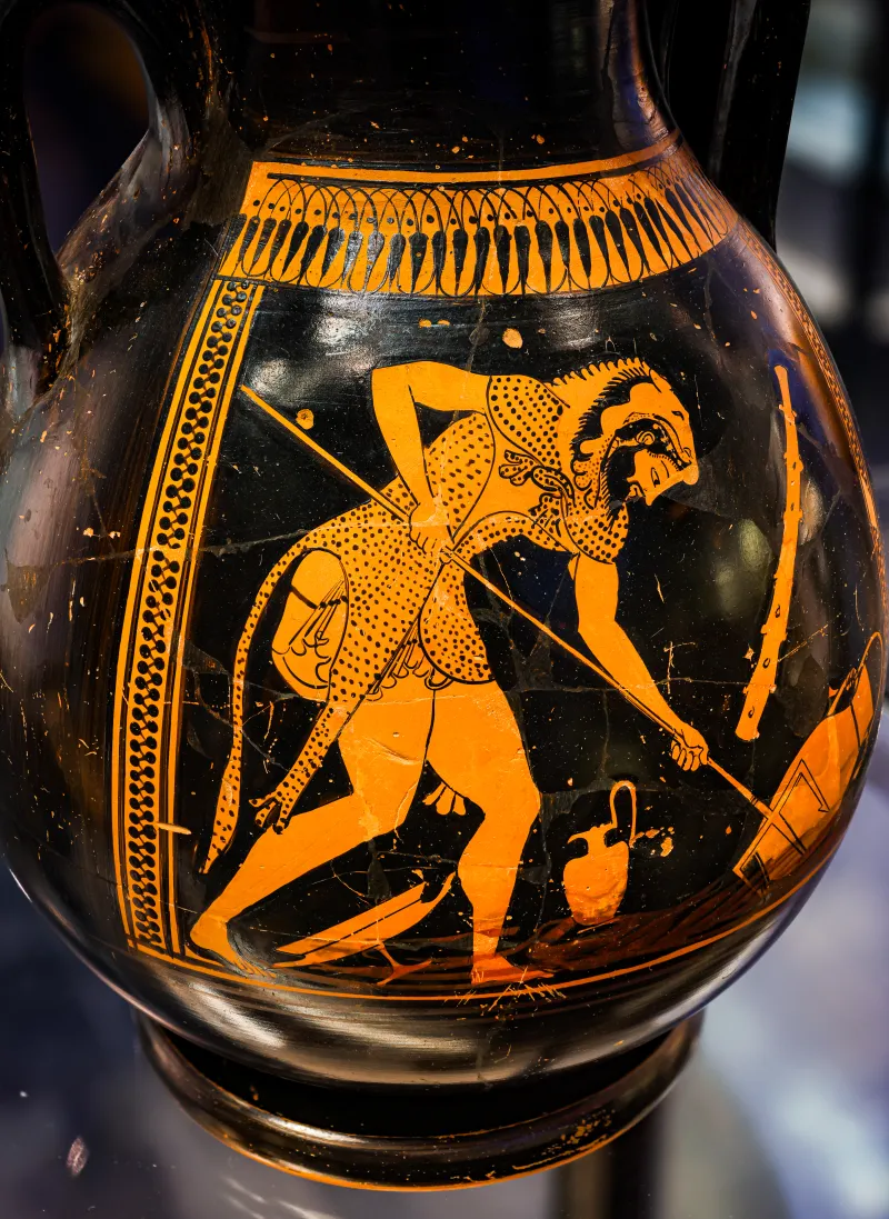 Myson - Arv 239 14Bis - Herakles Destroying The Household Of Nereus - München As 8762 - 