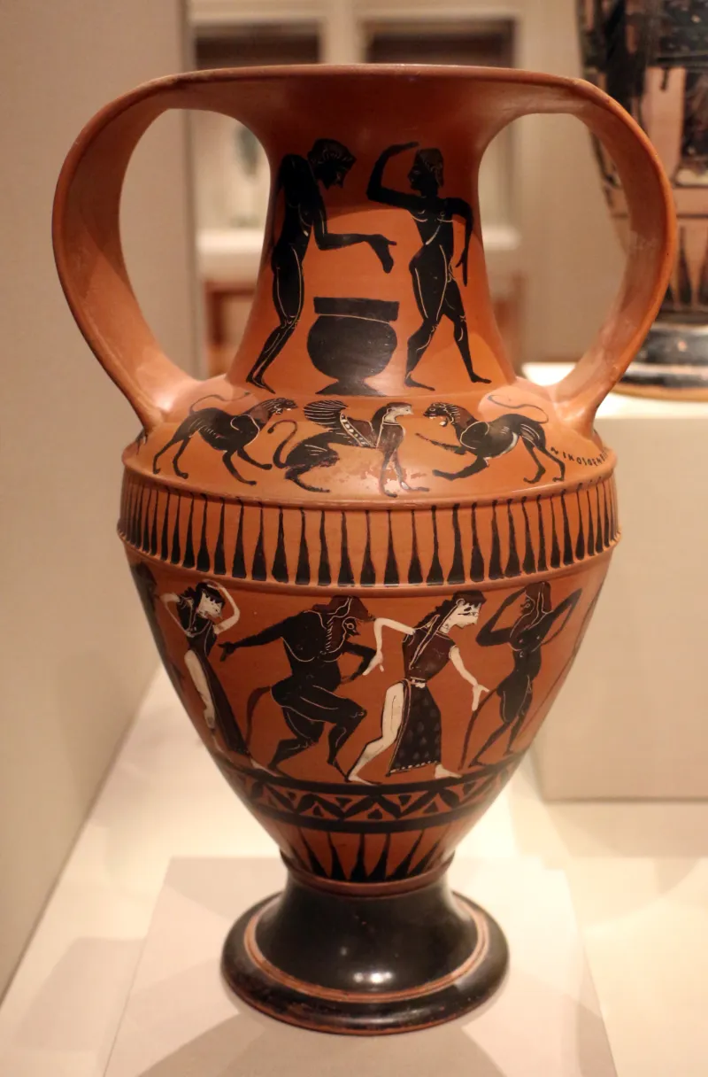 Nikosthenes (Vasaio) E Pittore N Del Gruppo Del Thiasos, Anfora, Attica 530-510 Ac 