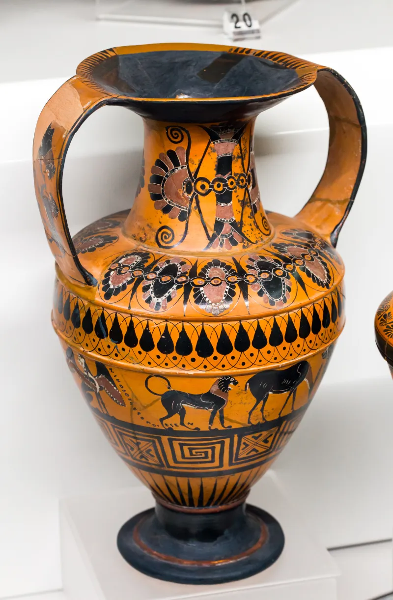 Painter N - Abv 221 42 - Animal Friezes - Roma Mnevg 20747 - 