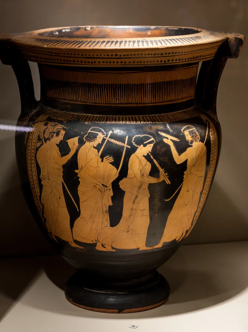 Naples Painter Arv 1100 64Bis Komos - Draped Youths 