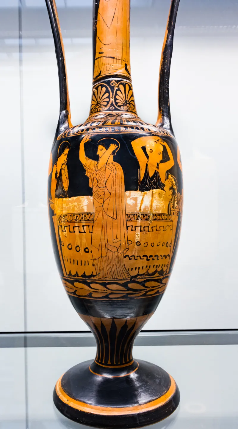 Near The Naples Painter - Arv 1102 1 - Woman - Prothesis - München As Sch 66 - 
