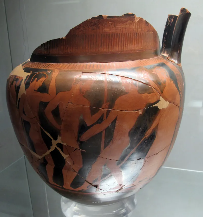 Pittore Di Napoli, Cratere Con Scena Di Palestra Ed Efebi, 450-425 Ac 
