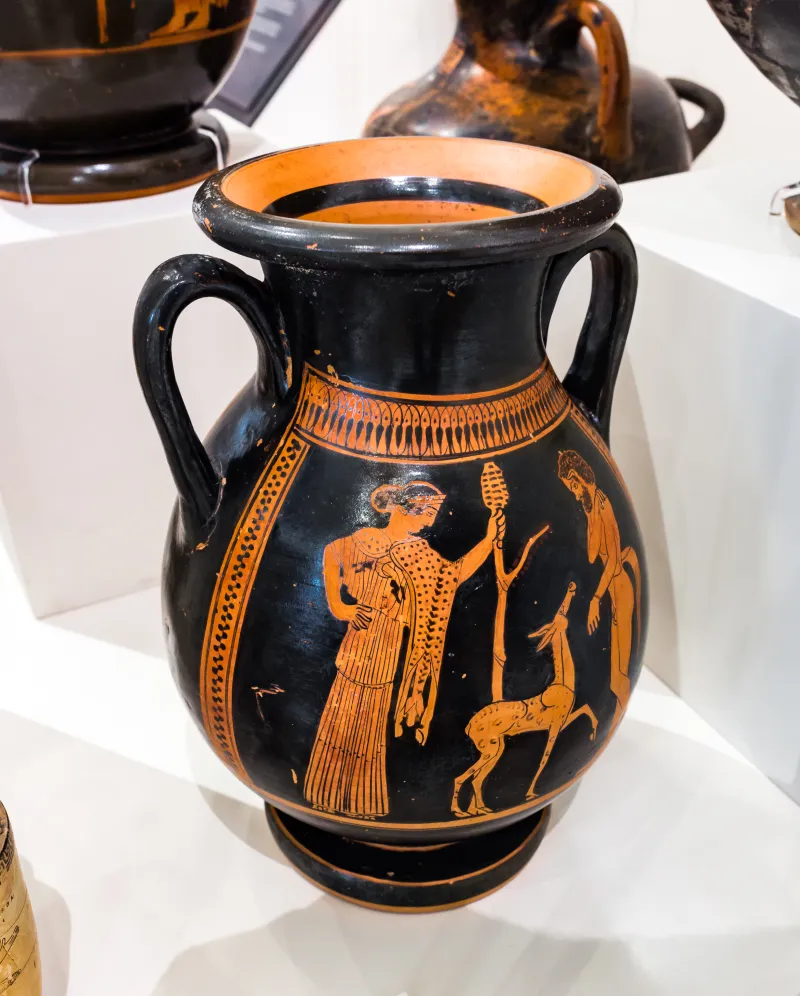 Nausicaa Painter - Arv 1107 9 - Satyrs And Maenads - Athens Nam 1687 - 