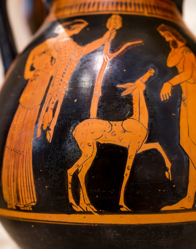Nausicaa Painter - Arv 1107 9 - Satyrs And Maenads - Athens Nam 1687 - 