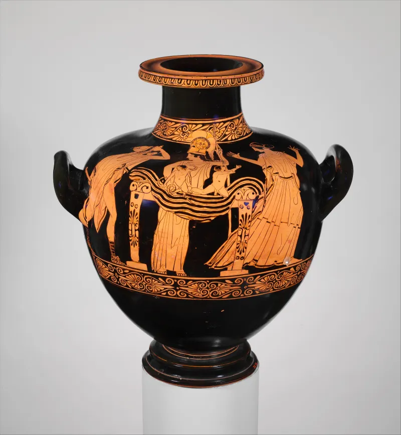 Terracotta Hydria- Kalpis (Water Jar) Met 