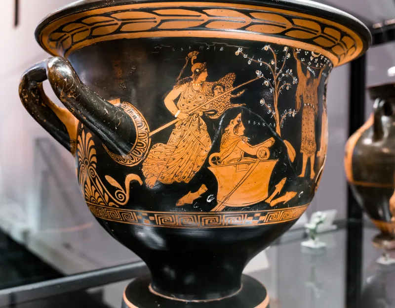 Comparable With The Nikias Painter - Arv 1335 Extra - Herakles And Atlas And The Garden Of The Hesperides - Draped Youths - München As - 