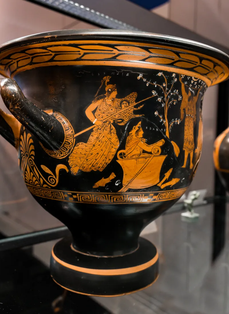 Comparable With The Nikias Painter - Arv 1335 Extra - Herakles And Atlas And The Garden Of The Hesperides - Draped Youths - München As - 