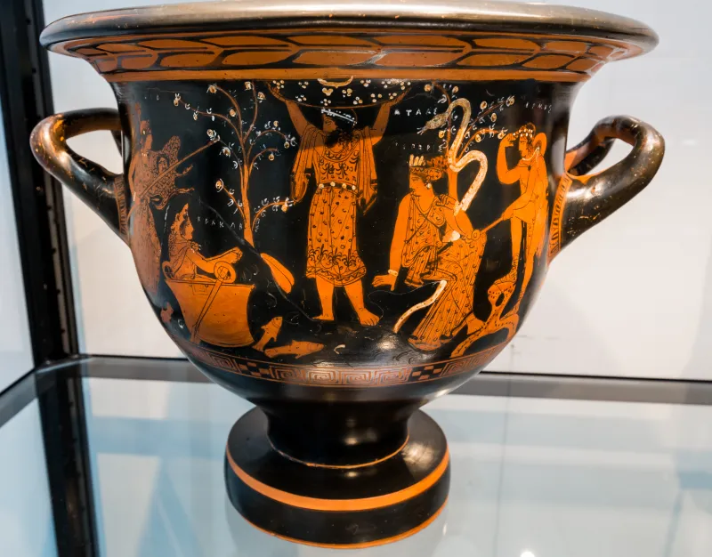 Comparable With The Nikias Painter - Arv 1335 Extra - Herakles And Atlas And The Garden Of The Hesperides - Draped Youths - München As - 