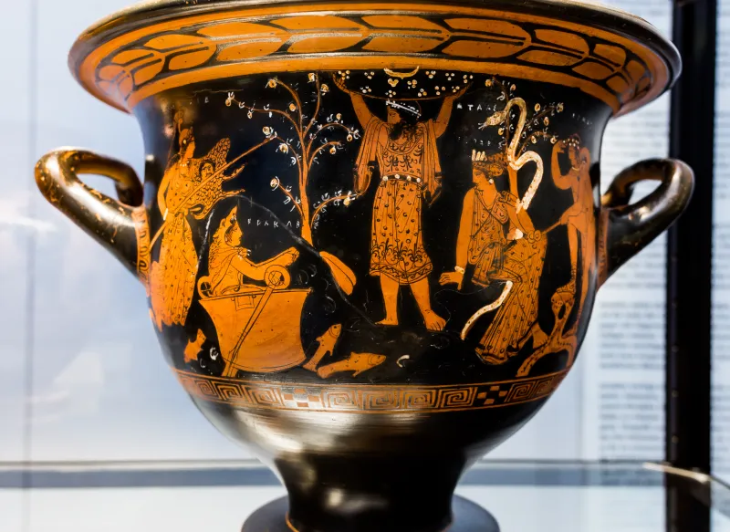 Comparable With The Nikias Painter - Arv 1335 Extra - Herakles And Atlas And The Garden Of The Hesperides - Draped Youths - München As - 