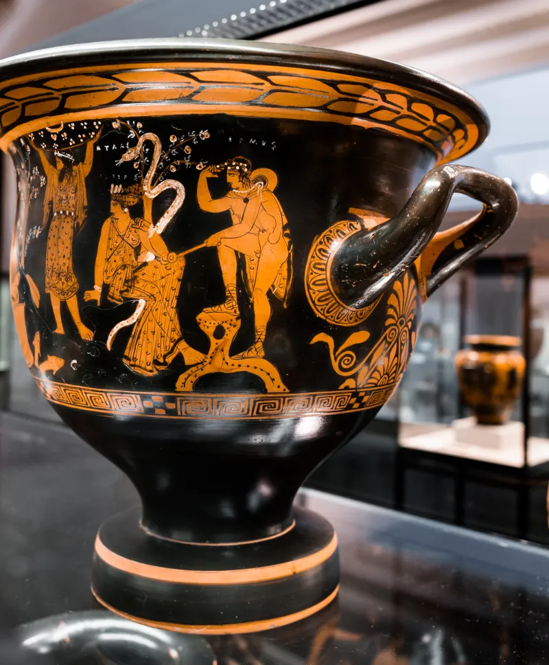 Comparable With The Nikias Painter - Arv 1335 Extra - Herakles And Atlas And The Garden Of The Hesperides - Draped Youths - München As - 