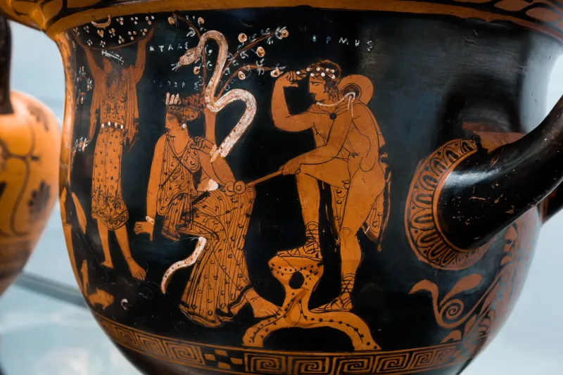 Comparable With The Nikias Painter - Arv 1335 Extra - Herakles And Atlas And The Garden Of The Hesperides - Draped Youths - München As - 