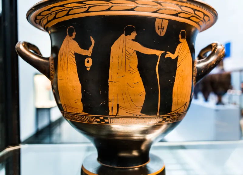 Comparable With The Nikias Painter - Arv 1335 Extra - Herakles And Atlas And The Garden Of The Hesperides - Draped Youths - München As - 