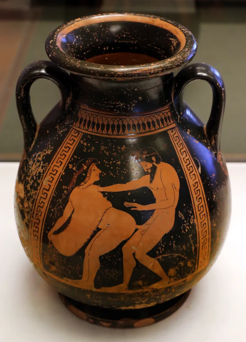 Ambito Del Pittore Di Nikoxenos, Pelike Attica Con Scene Erotiche, 500-480 Ac 