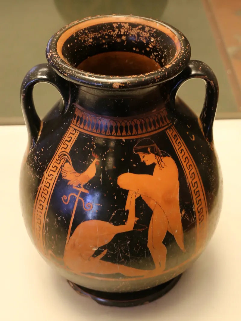 Ambito Del Pittore Di Nikoxenos, Pelike Attica Con Scene Erotiche, 500-480 Ac 