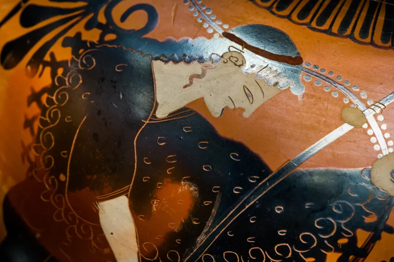Nikoxenos Painter Abv 392 10 Perseus And Medusa - Aeneas Escaping From Troy 