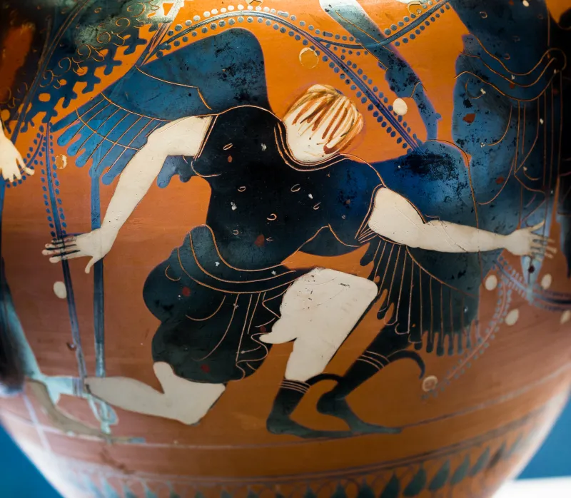 Nikoxenos Painter Abv 392 10 Perseus And Medusa - Aeneas Escaping From Troy 