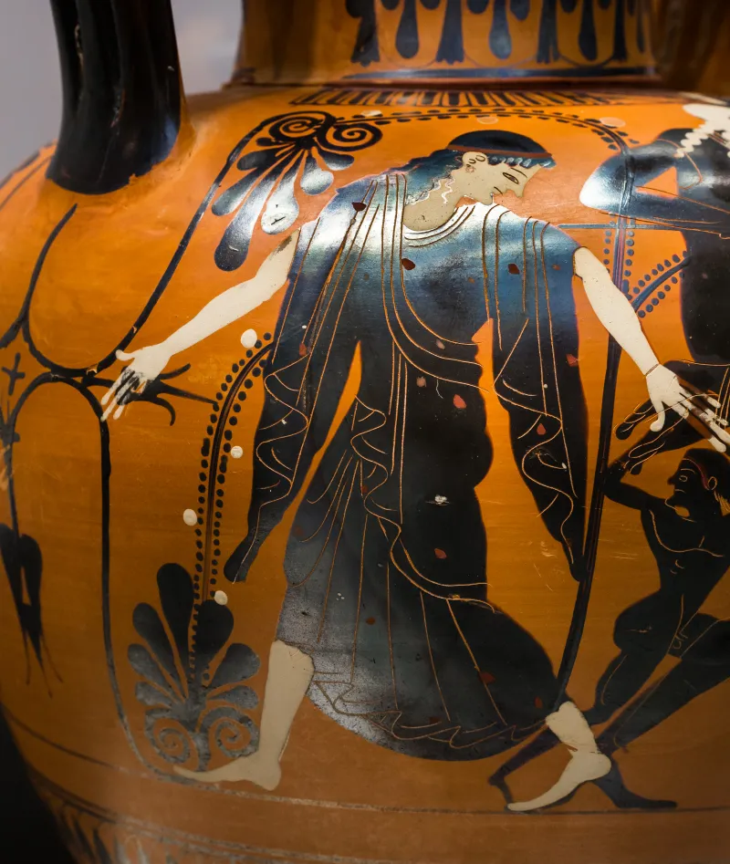 Nikoxenos Painter Abv 392 10 Perseus And Medusa - Aeneas Escaping From Troy 