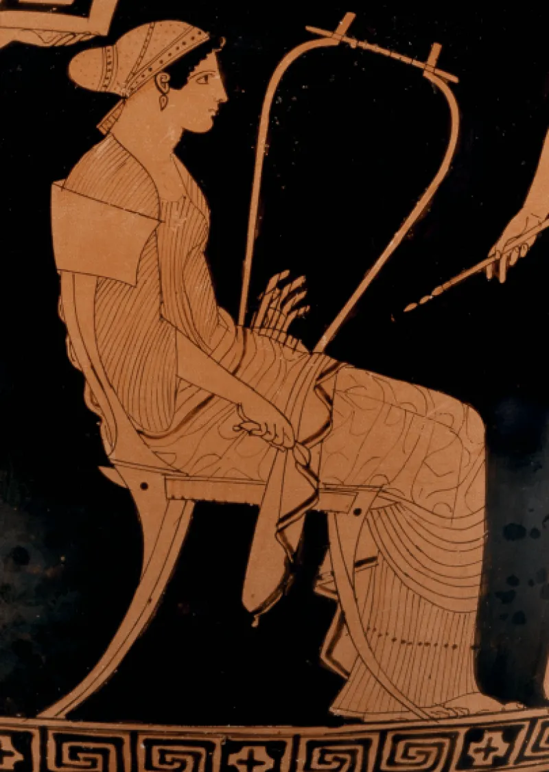 Βάρβιτος Barbiton Barbitón Ancient Greek 