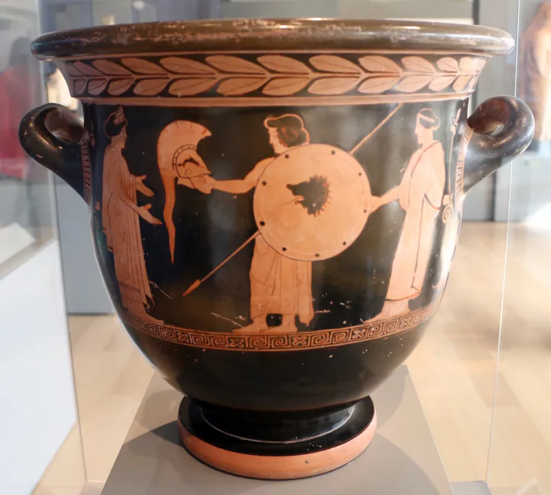Maniera Del Pittore Dei Niobidi, Cratere A Campana Con Achille, Teti, Nereo E Una Nereide, Attica 450 Ac 