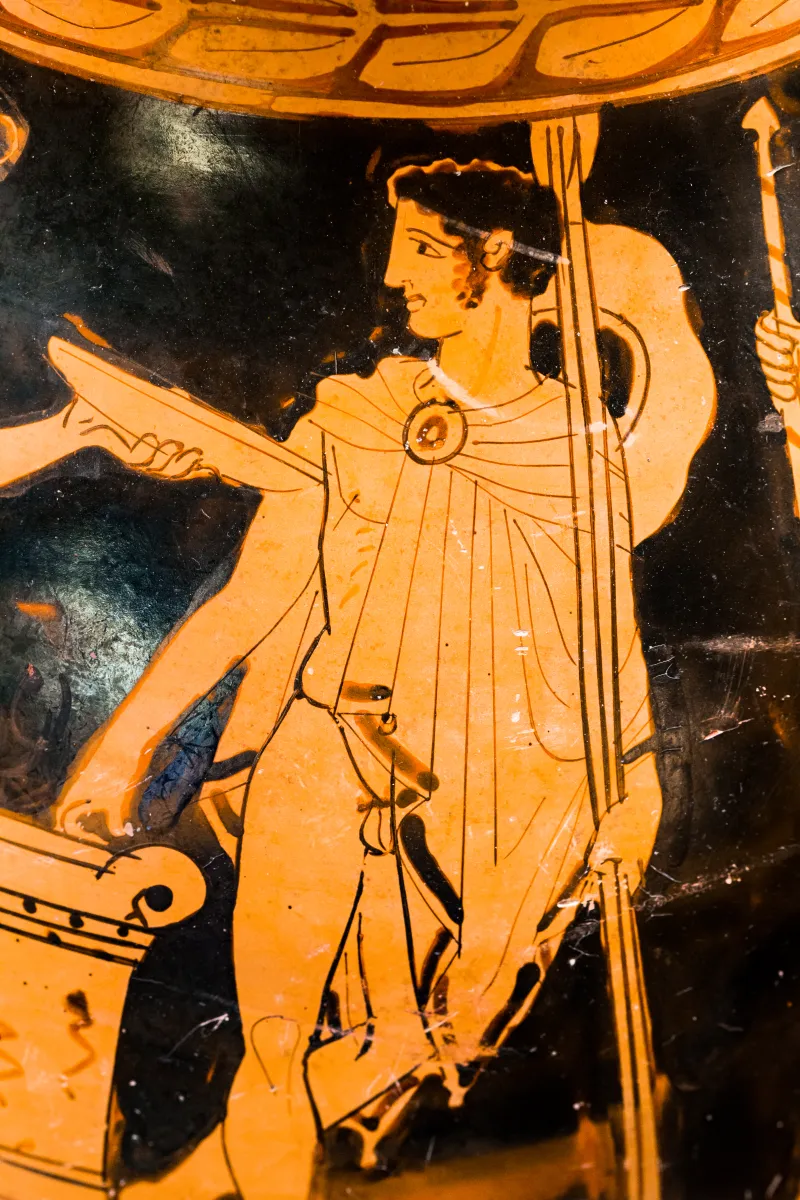 Manner Of The Niobid Painter - Arv 610 24 - Warrior Leaving Home - Draped Youths - Rhodos Am 13205 - 