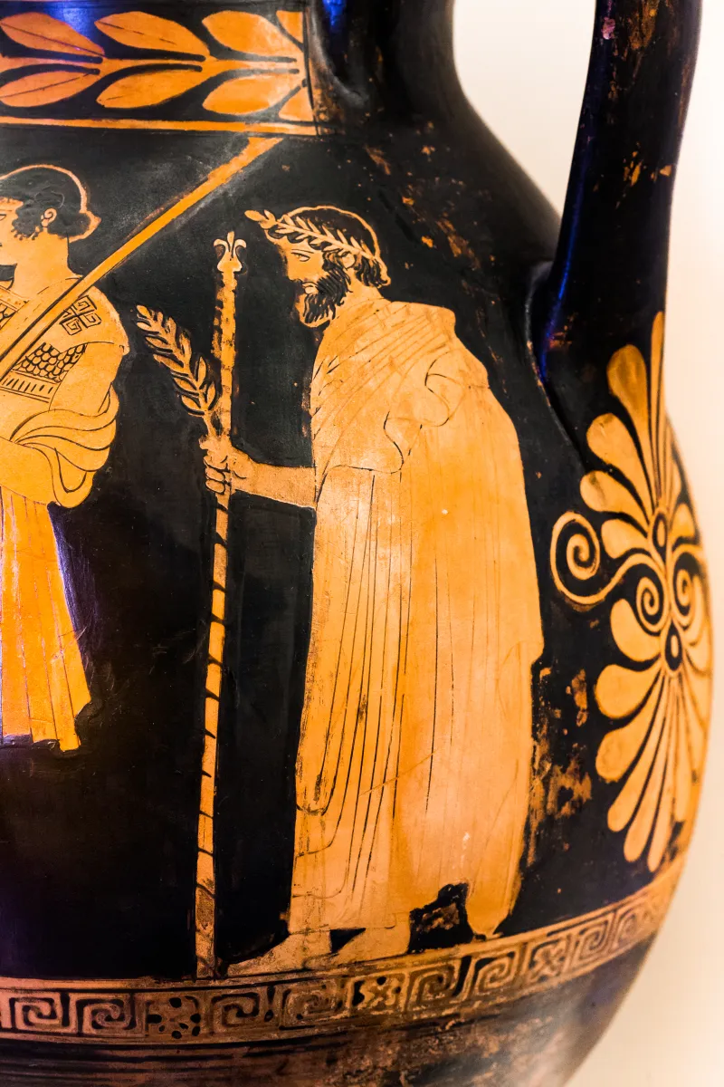 Manner Of The Niobid Painter - Arv 610 28 - Young Warrior Leaving Home - Draped Youths - Roma Mnevg 50524 - 