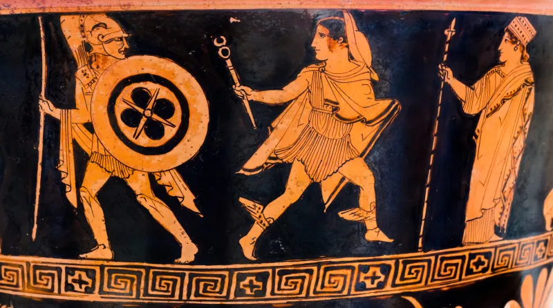 Niobid Painter Arv 601 23 Creation Of Pandora - Chorus Of Women - Pans - Satyrs And Maenad 