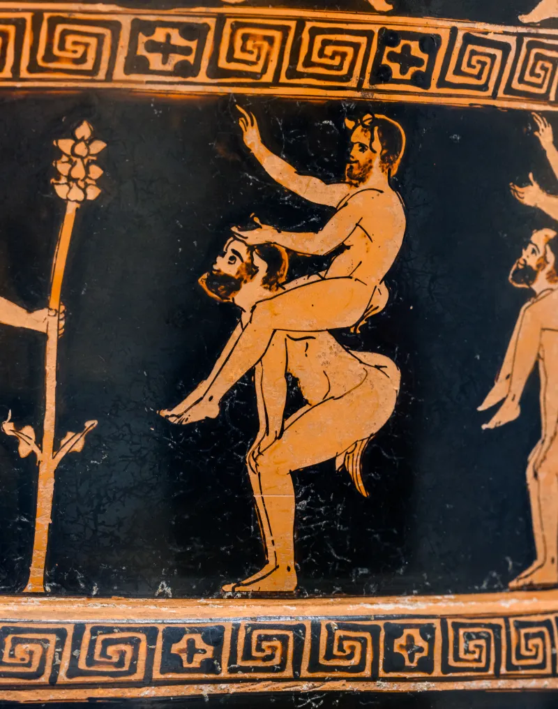 Niobid Painter Arv 601 23 Creation Of Pandora - Chorus Of Women - Pans - Satyrs And Maenad 