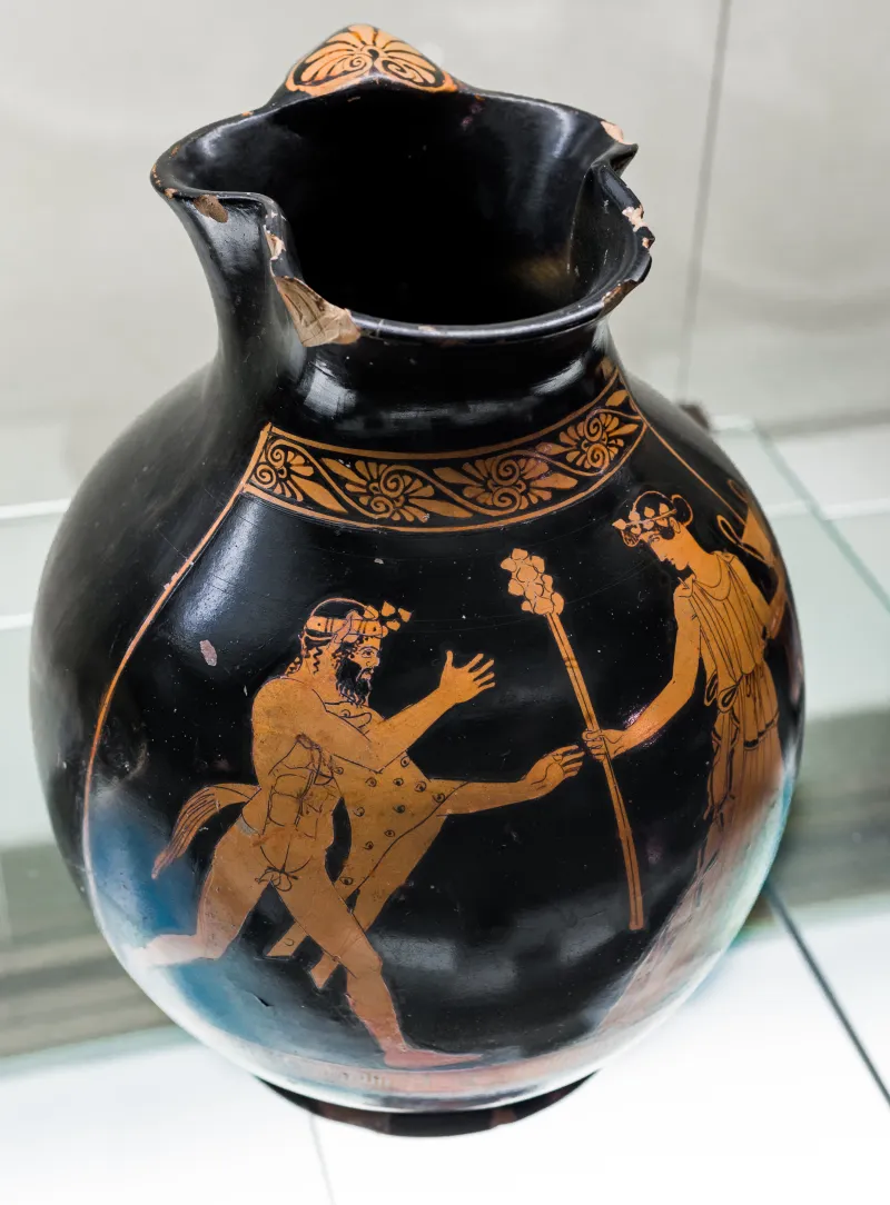Niobid Painter Arv 607 85 Satyr And Maenad 