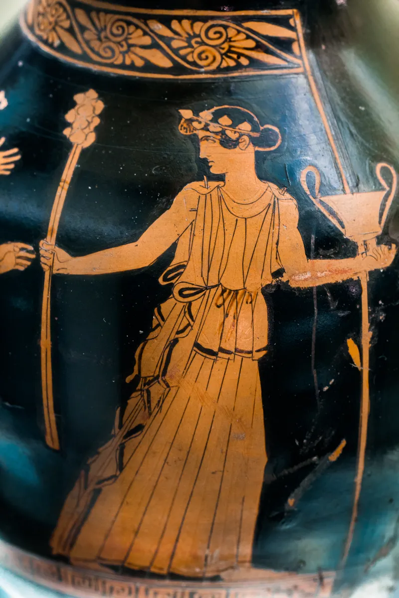 Niobid Painter Arv 607 85 Satyr And Maenad 